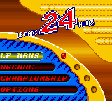 Le Mans 24 Hours Title Screen